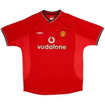 2000-02 Manchester United Home Shirt - 5/10 - (XL)