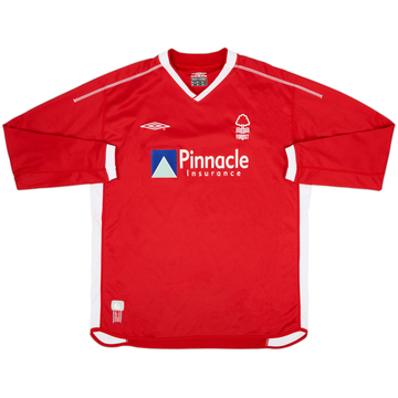 2002-03 Nottingham Forest Home L/S Shirt - 9/10 - (XL)