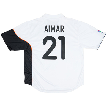 2001-02 Valencia Home Shirt Aimar #21 - 10/10 - (XL)