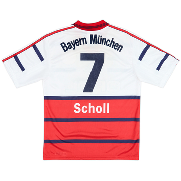 1998-00 Bayern Munich Away Shirt Scholl #7 - 9/10 - (S)