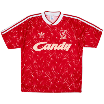 1989-91 Liverpool Camiseta Local - 6/10 - (M/L)