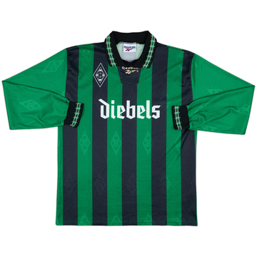 1995-96 Borussia Monchengladbach Away L/S Shirt - 6/10 - (M)