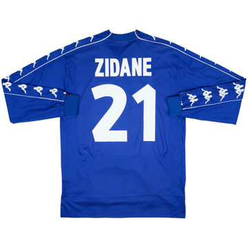 1999-00 Juventus Third L/S Shirt Zidane #21 - 8/10 - (L)