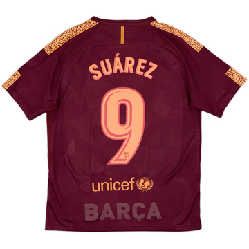 2017-18 Barcelona Third Shirt Suarez #9 - 8/10 - (M)