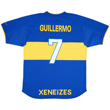 2000-01 Boca Juniors Special Edition 'Signed' Home Shirt Guillermo #7 - 9/10 - (XL)