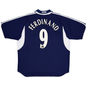 2000-01 Tottenham Away Shirt Ferdinand #9 - 8/10 - (XXL)