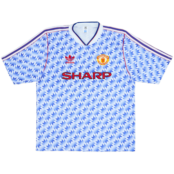 1990-92 Manchester United Away Shirt - 10/10 - (L)