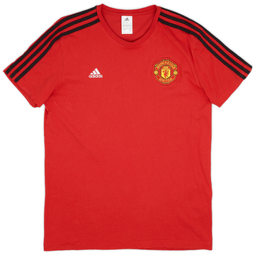 2017-18 Manchester United adidas Cotton Tee - 9/10 - (L)