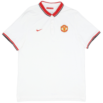 2013-14 Manchester United Nike Polo Shirt - 8/10 - (XL)