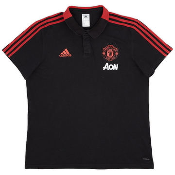2018-19 Manchester United adidas Polo Shirt - 8/10 - (XL)