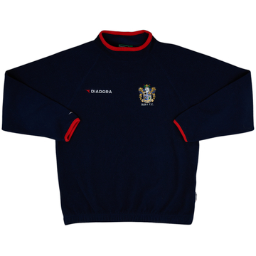 2000-01 Bury Diadora Fleece Drill Top - 9/10 - (M)