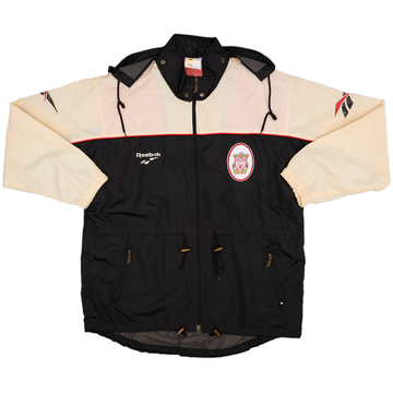 1996-97 Liverpool Reebok Hooded Rain Jacket - 5/10 - (L)