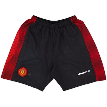 1996-98 Manchester United Home Shorts - 8/10 - (L)