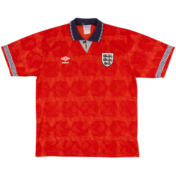 1990-93 England Away Shirt - 7/10 - (L)