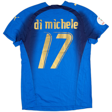 2006-07 Italy Match Issue Home Shirt Di Michele #17