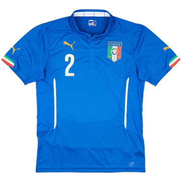 2014-15 Italy Match Issue Home Shirt #2 (Marcolin)