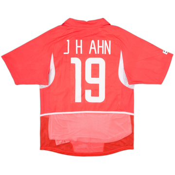 2002-03 South Korea Player Issue Home Shirt J.H.Ahn #19 - 8/10 - (M)
