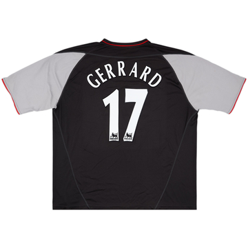 2002-04 Liverpool Away Shirt Gerrard #17 - 8/10 - (XXL)
