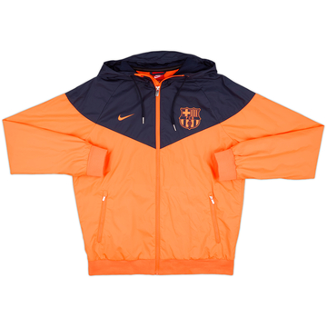 2018-19 Barcelona Nike Hooded Jacket - 9/10 - (M)