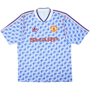 1990-92 Manchester United Away Shirt - 5/10 - (M)