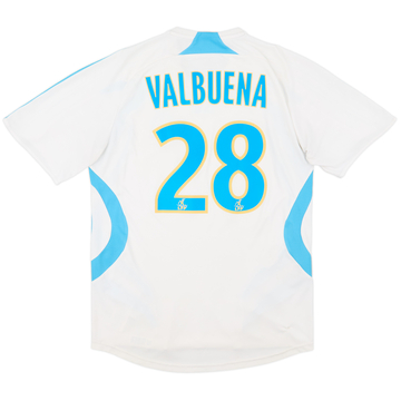 2007-08 Olympique Marseille Home Shirt Valbuena #28 - 6/10 - (S)
