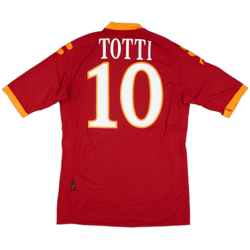 2009-10 Roma Home Shirt Totti #10 - 7/10 - (M)