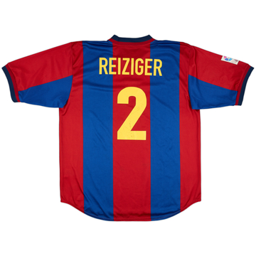 1998-99 Barcelona Player Issue Home Shirt Reiziger #2 - 6/10 - (XL)