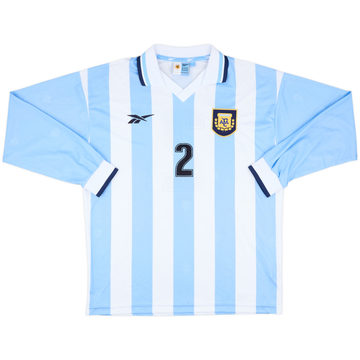 1999-00 Argentina Match Issue Home L/S Shirt #2