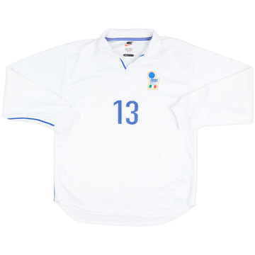 1997-98 Italy Match Issue Away L/S Shirt #13