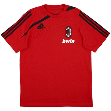 2009-10 AC Milan adidas Cotton Tee - 9/10 - (M)