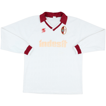 1990-91 Torino Match Issue Away L/S Shirt #14