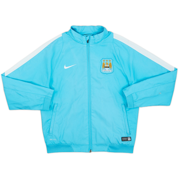 2015-16 Manchester City Nike Track Jacket - 7/10 - (M.Boys)