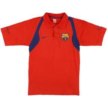 2007-08 Barcelona Nike Polo Shirt - 8/10 - (S)