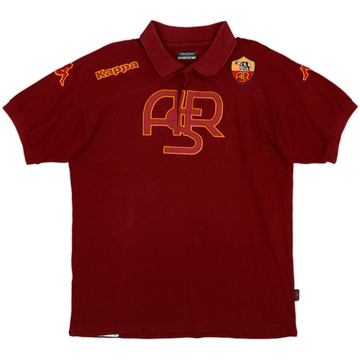 2002-03 Roma Kappa Polo Shirt - 6/10 - (XL)
