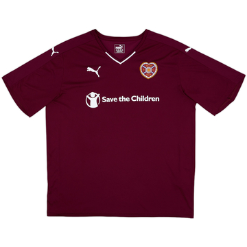 2015-16 Hearts Home Shirt - 9/10 - (XXL)