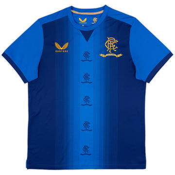 2021-22 Rangers Castore '150 Years Anniversary' Training Shirt - 9/10 - (M)