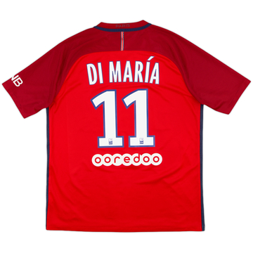 2016-17 Paris Saint-Germain Away Shirt Di Maria #11 - 7/10 - (L)