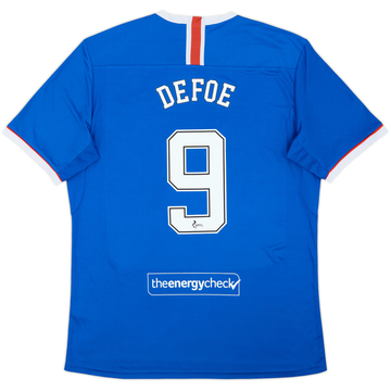 2020-21 Rangers Home Shirt Defoe #9 - 5/10 - (XL)