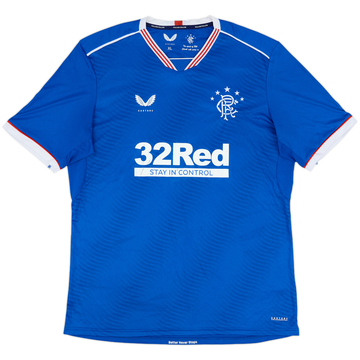 2020-21 Rangers Home Shirt - 6/10 - (XL)
