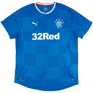 2016-18 Rangers Home Shirt - 7/10 - (XXL)