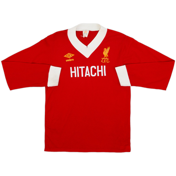 1976-79 Liverpool Home L/S Shirt - 6/10 - (S)