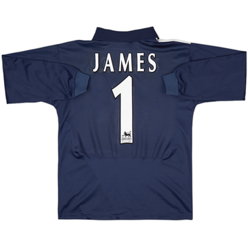1998-99 Liverpool GK Shirt James #1 - 6/10 - (XL.Boys)