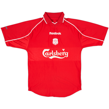 2000-02 Liverpool Home Shirt - 4/10 - (Y)