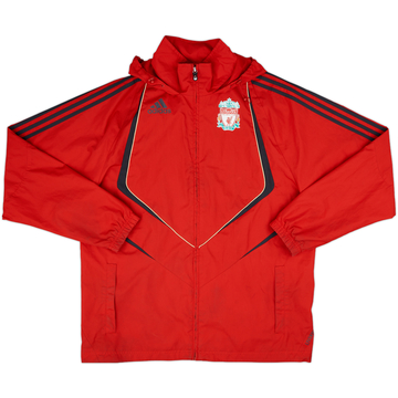 2007-08 Liverpool adidas CL Hooded Track Jacket - 6/10 - (M)