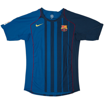 2004-05 Barcelona Away Shirt - 9/10 - (XL.Boys)