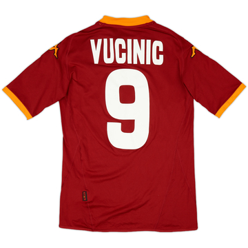 2007-08 Roma Home Shirt Vucinic #9 - 6/10 - (S)