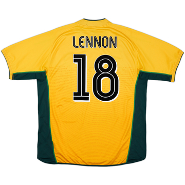 2002-03 Celtic Away Shirt Lennon #18 - 8/10 - (XL)