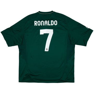 2012-13 Real Madrid CL Third Shirt Ronaldo #7 - 6/10 - (XXL)