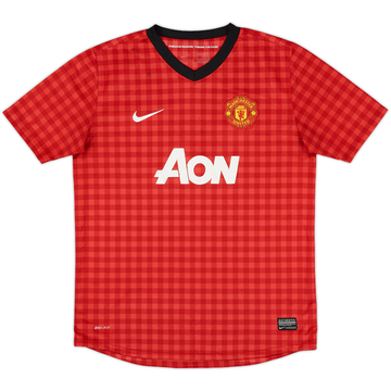 2012-13 Manchester United Home Shirt - 5/10 - (XL.Boys)