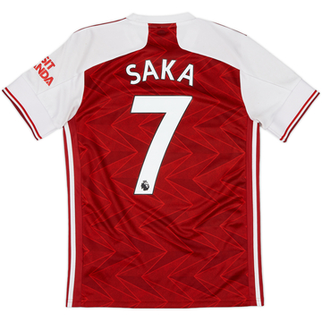 2020-21 Arsenal Home Shirt Saka #7 - 5/10 - (S)